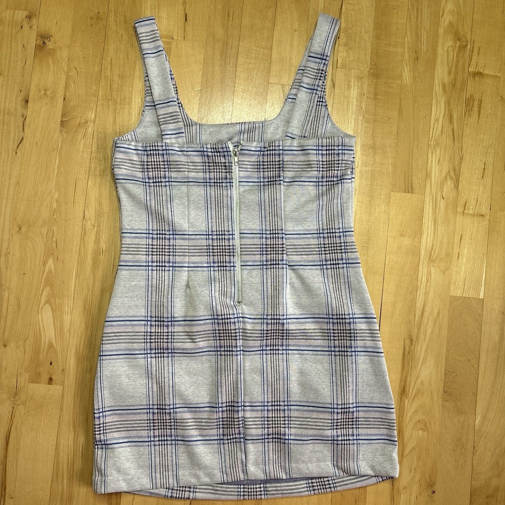 Altar'd State School Girl Jumper Dress Medium Academia Preppy Gossip Girl Plaid - Picture 8 of 9